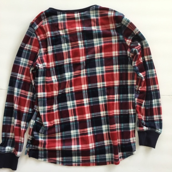 Nautica Women’s 2 Piece Fleece Pajama’s Plaid Size S - Picture 4 of 12